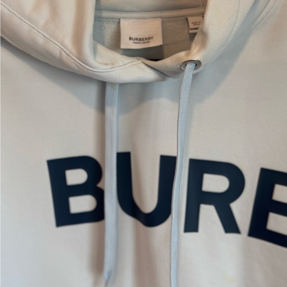 Burberry Light Blue Graphic Hoodie - Picture 5 of 14